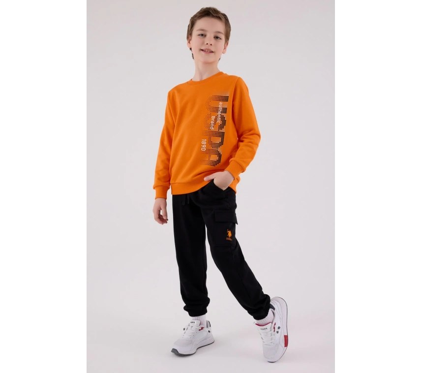 U.s. Polo Assn Eşofman Takımı Us2222-4 Turuncu