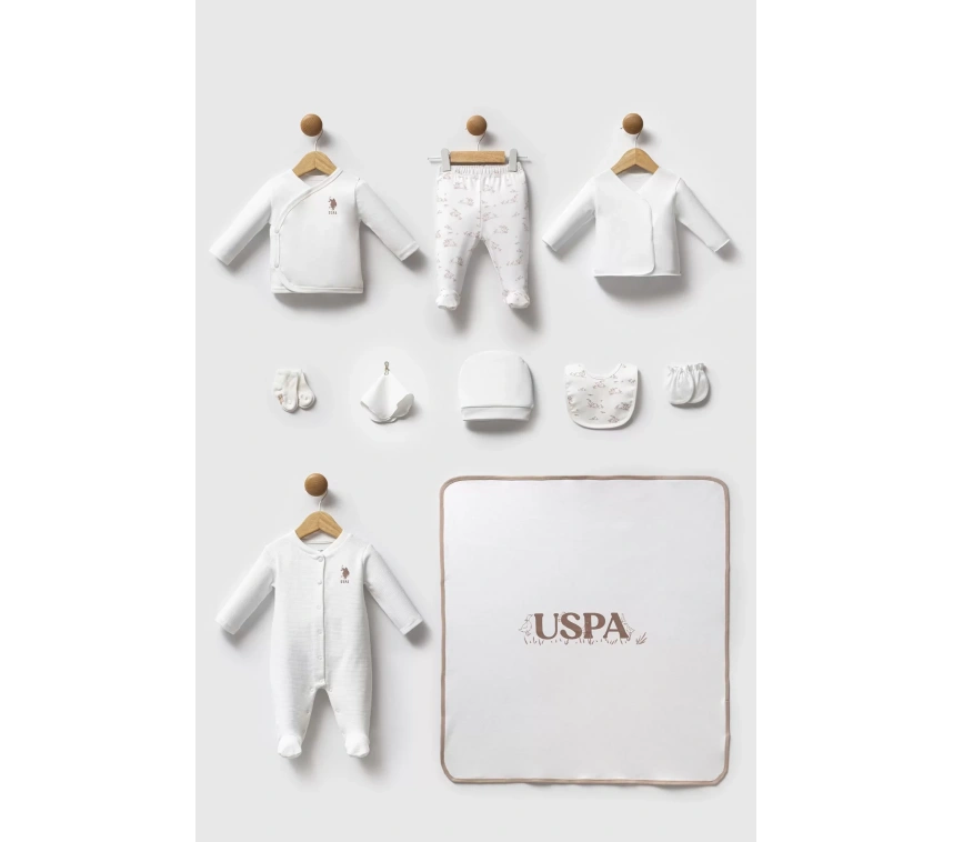 U.s. Polo Assn Hastane Çıkışı 10’lu Set Usb2704 Beyaz