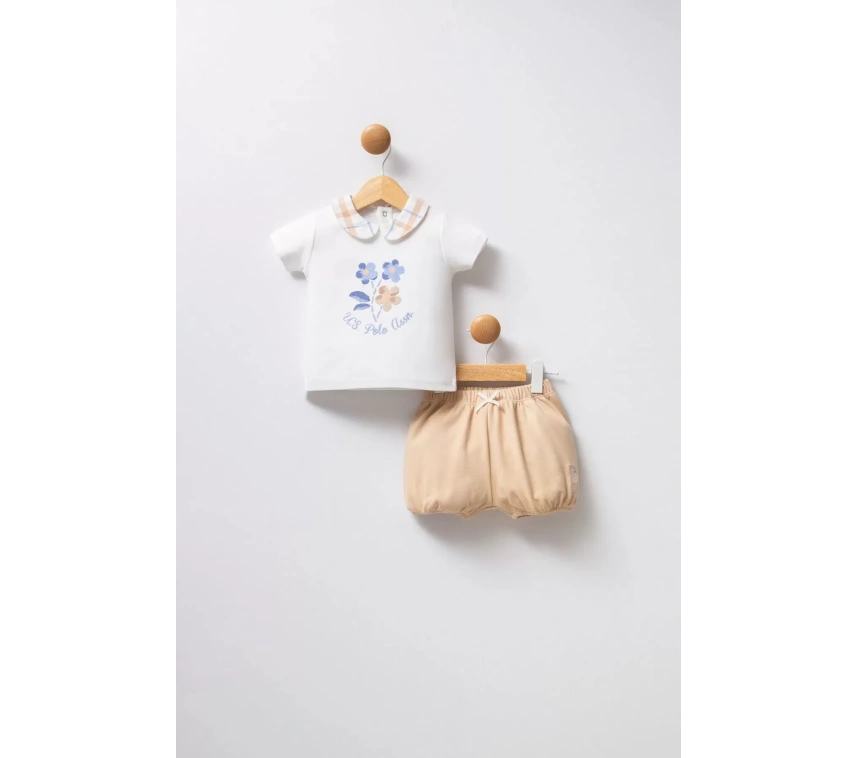 U.s Polo Bebek 2li Takım Usb2380 Beyaz
