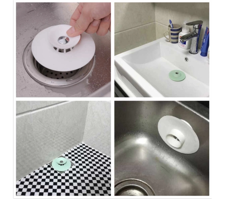 Vakumlu Lavabo Süzgeci - Tahliye ve Durdurma Süzgeci