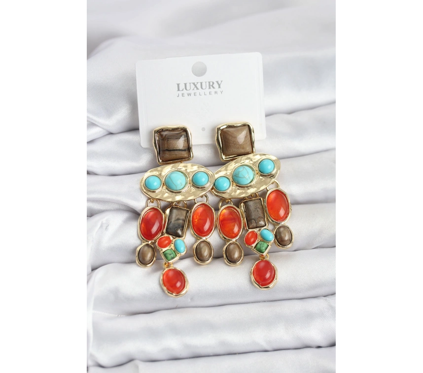 Vintage Sallantılı Kadın Küpe