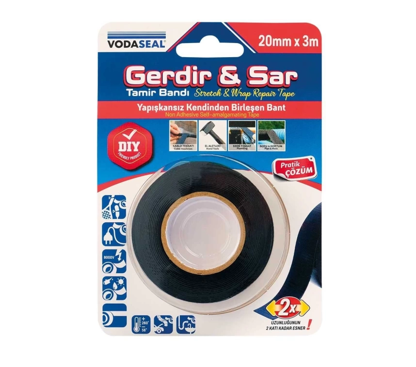 Vodaseal Gerdir Sar Tamir Bandı 20 mm 3 Metre