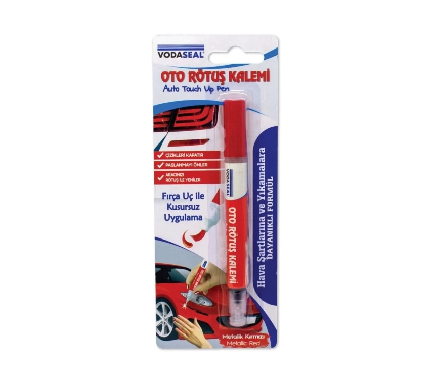 Vodaseal Oto Rötuş Kalemi Metalik Kırmızı 5 ml