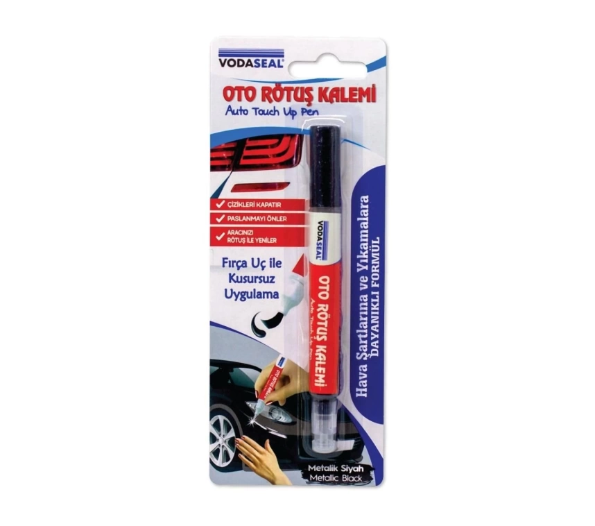 Vodaseal Oto Rötuş Kalemi Metalik Siyah 5 ml
