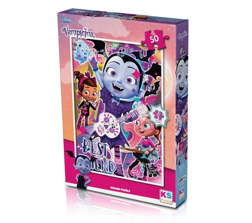 VP709 Vampirina 50 Parça Çocuk Puzzle -KS Puzzle