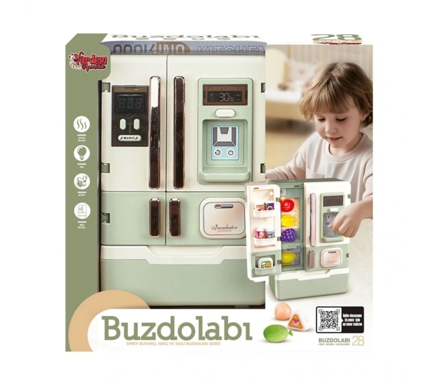 VRD10650 IŞIKLI VE SESLİ AKSESUARLI BUZDOLABI