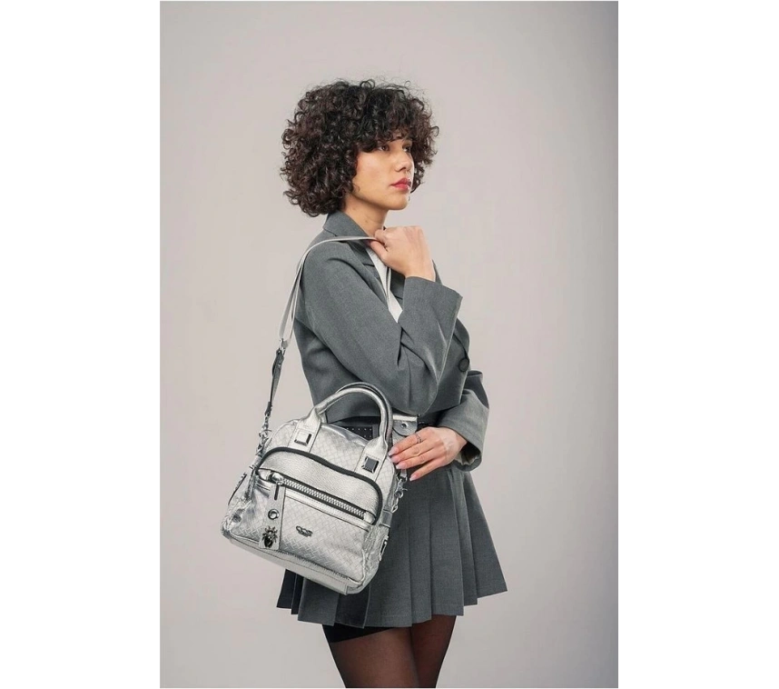 Weta Gri Cilt Kol Ve Omuz Çantası