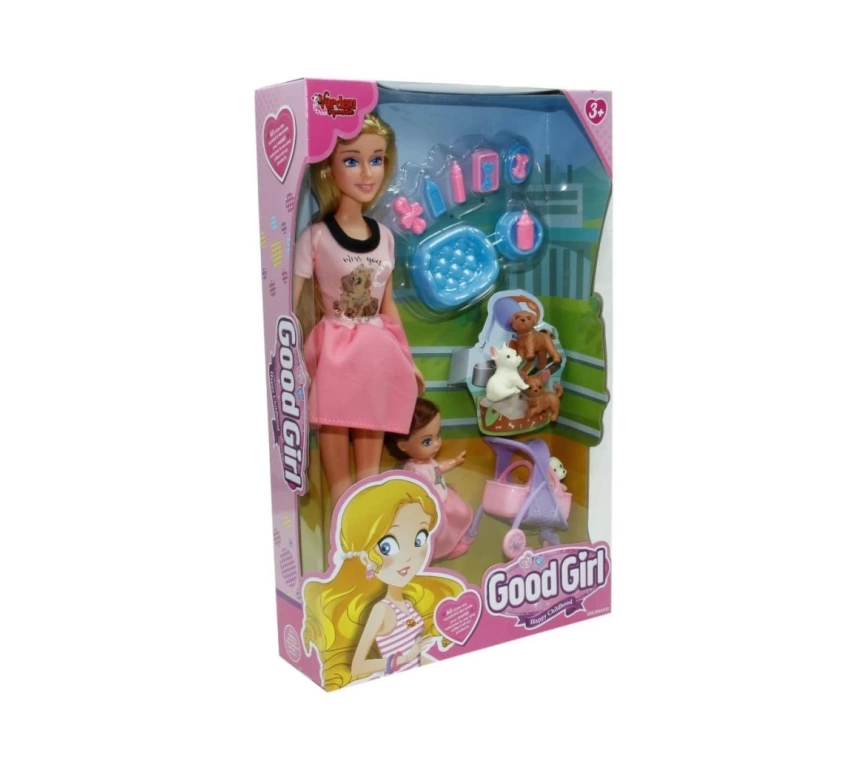 WG-115564 Kutulu 29 cm Anne Kız Pet Shopta Bebek - Vardem Oyuncak