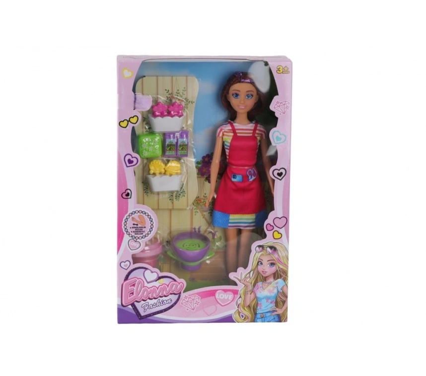 WG-661005 KUTULU 29CM AKSESUARLI ÇİÇEKÇİ