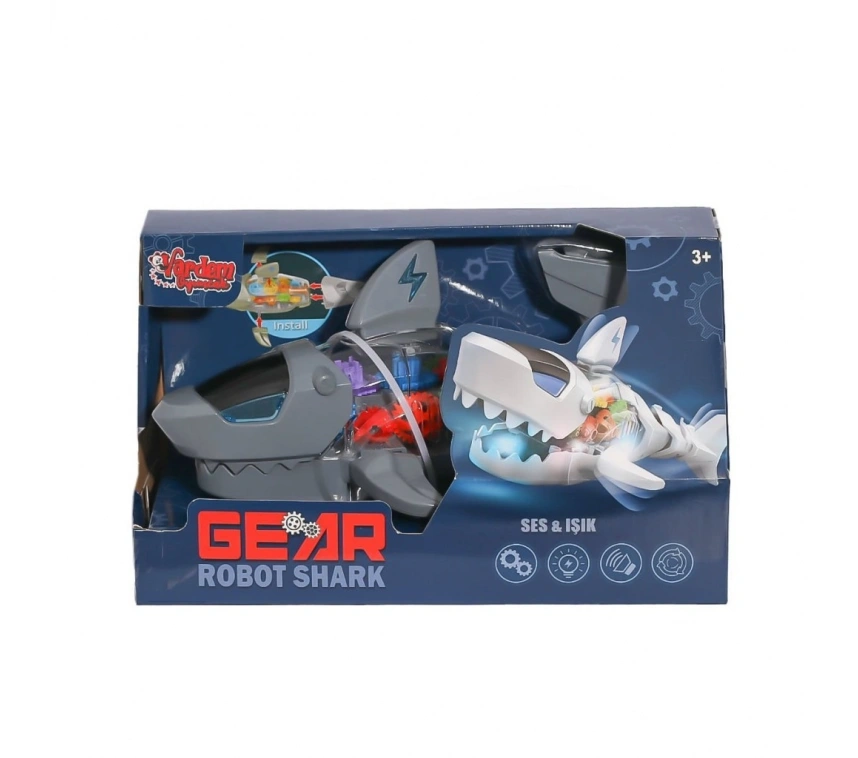 WK-S-2A Müzikli ve Işıklı Robot Köpek Balığı -Vardem
