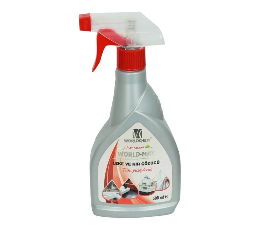 World-Max Tüm Yüzeylerde Leke ve Kir Çözücü Sprey Şişe 500 ML