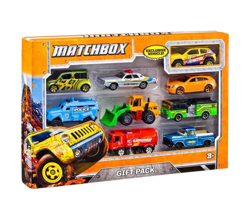 X7111 Matchbox Dokuzlu Araba Seti