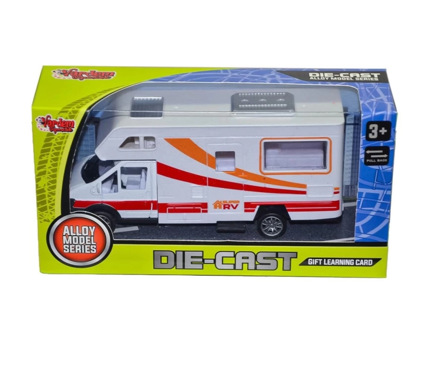 XFD889-311 Kutulu Çek Bırak Die-Cast Karavan - Vardem Oyuncak
