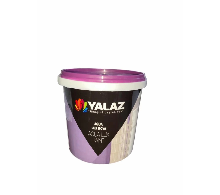 Yalaz Su Bazlı Mat Beyaz İç Dış Boya 0,75 Litre