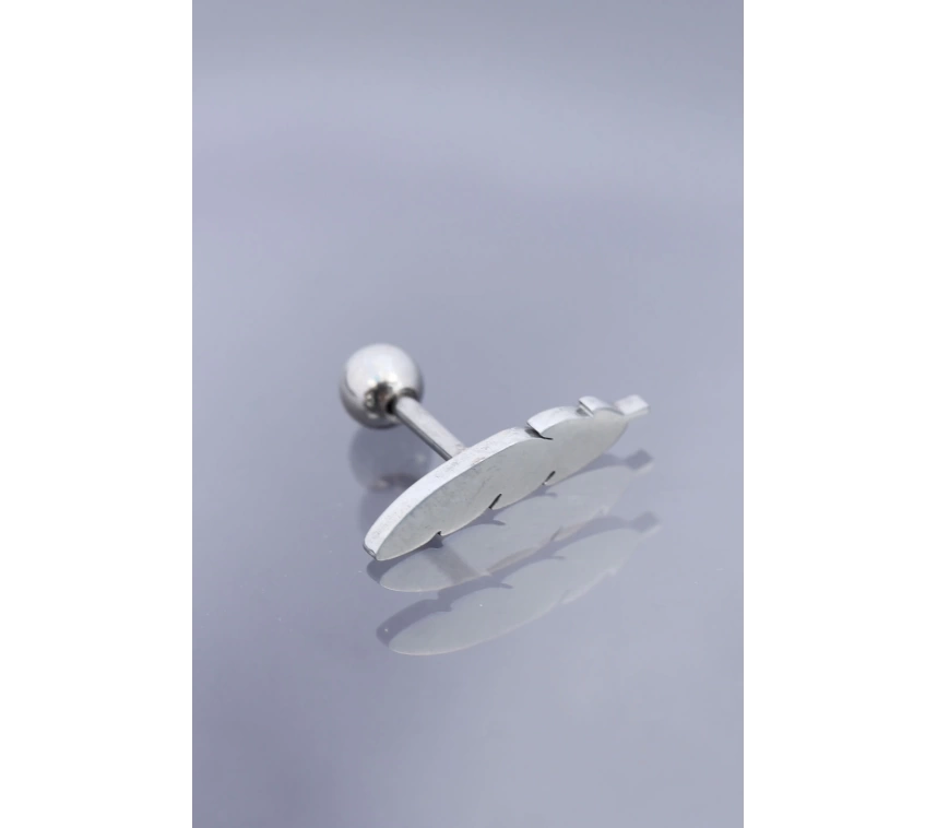 Yaprak Model 316L Cerrahi Çelik Piercing