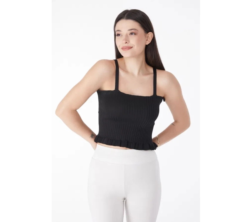 Yazlık triko crop