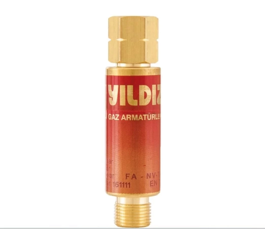 Yıldız 1130 Alev Emniyet Valfi Basınç Düşürücü İçin Yanıcı Gaz