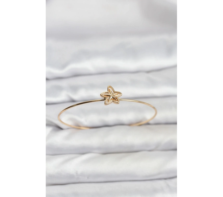 Yıldız Model Gold Renk Bileklik