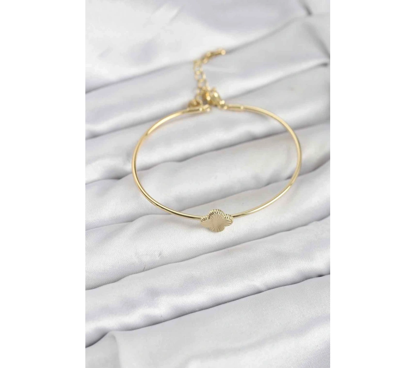 Yonca Model Gold Renk Kadın Bileklik