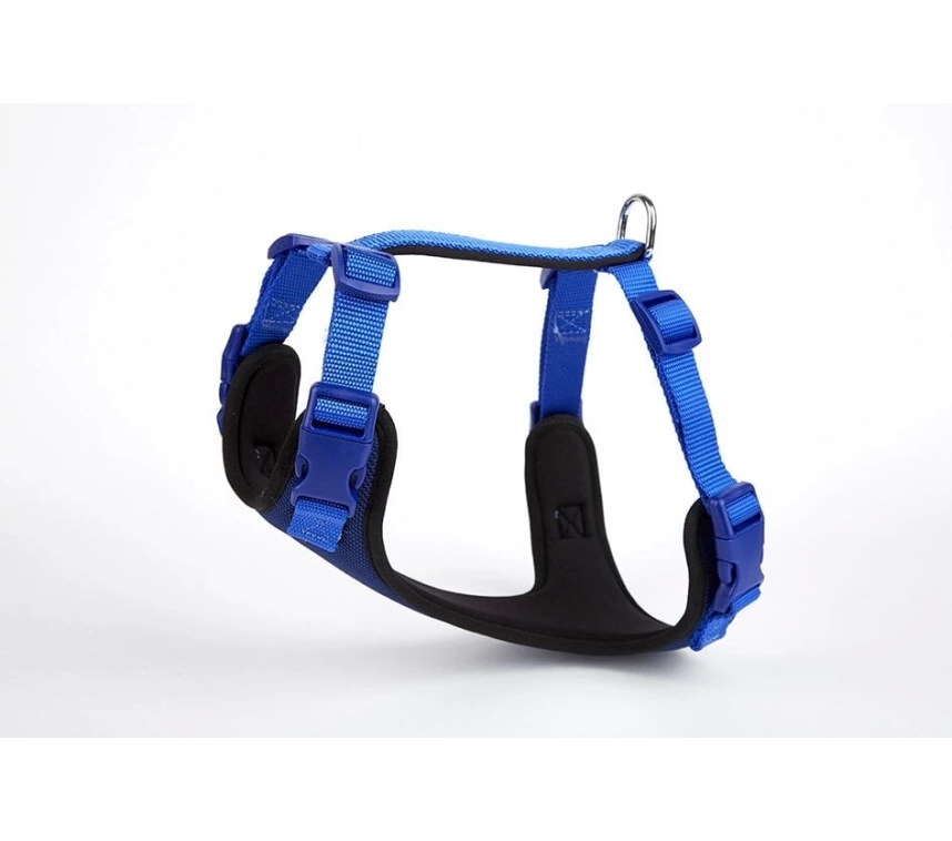 Yumuşak Softlu Köpek Göğüs Tasması 45/55 cm Mavi