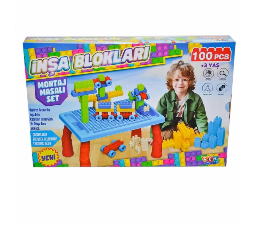 ZEY2031 İnşa Blokları Erkek Seti - Zey Toys