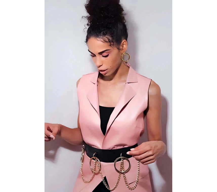 Zincirli Bel Üzeri Şık Harness - Brf365