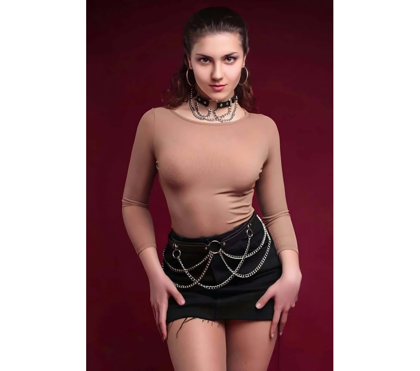 Zincirli Tasma Kemer Takım - Brf506