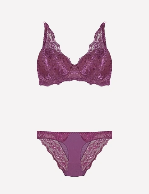 4340 Desteksiz Dantelli Sütyen Takım