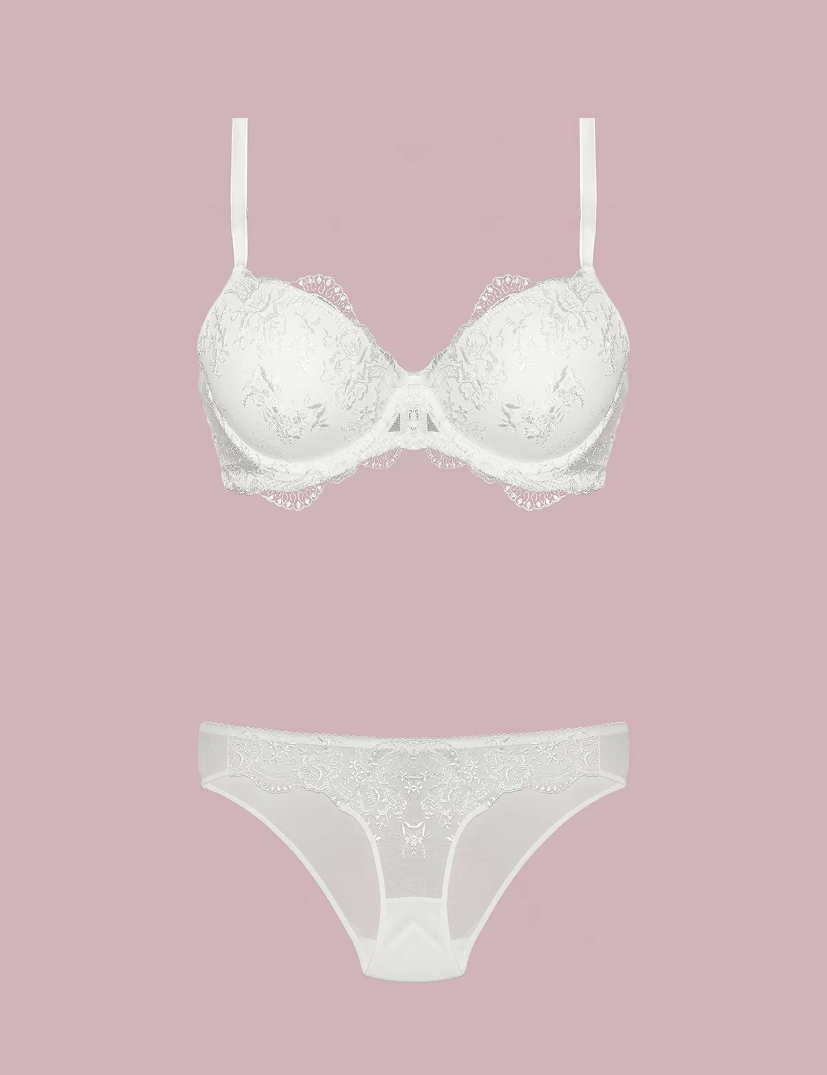 4385 Dantelli Sütyen Takımı