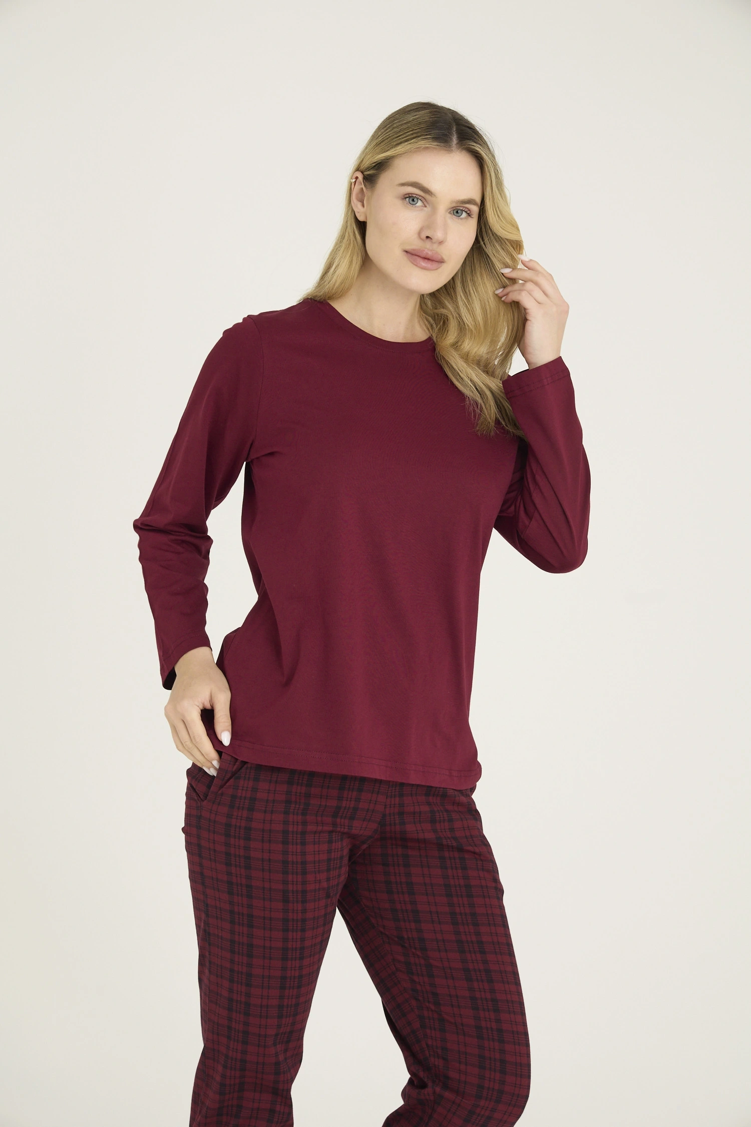 9273-k Kadın O.yaka Pijama Takım