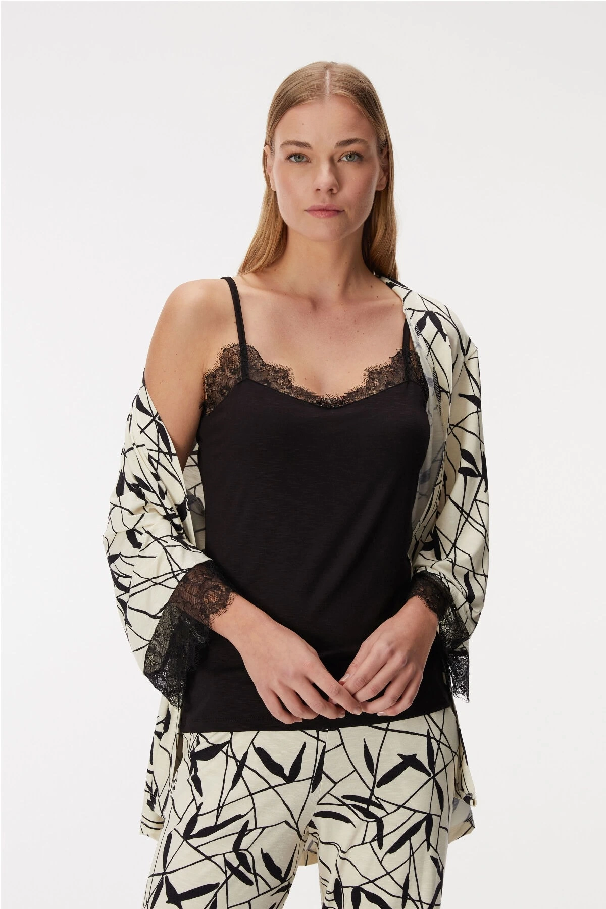 Anıl 11419 Bayan Sabahlık, Atlet Ve Pantolon Takım