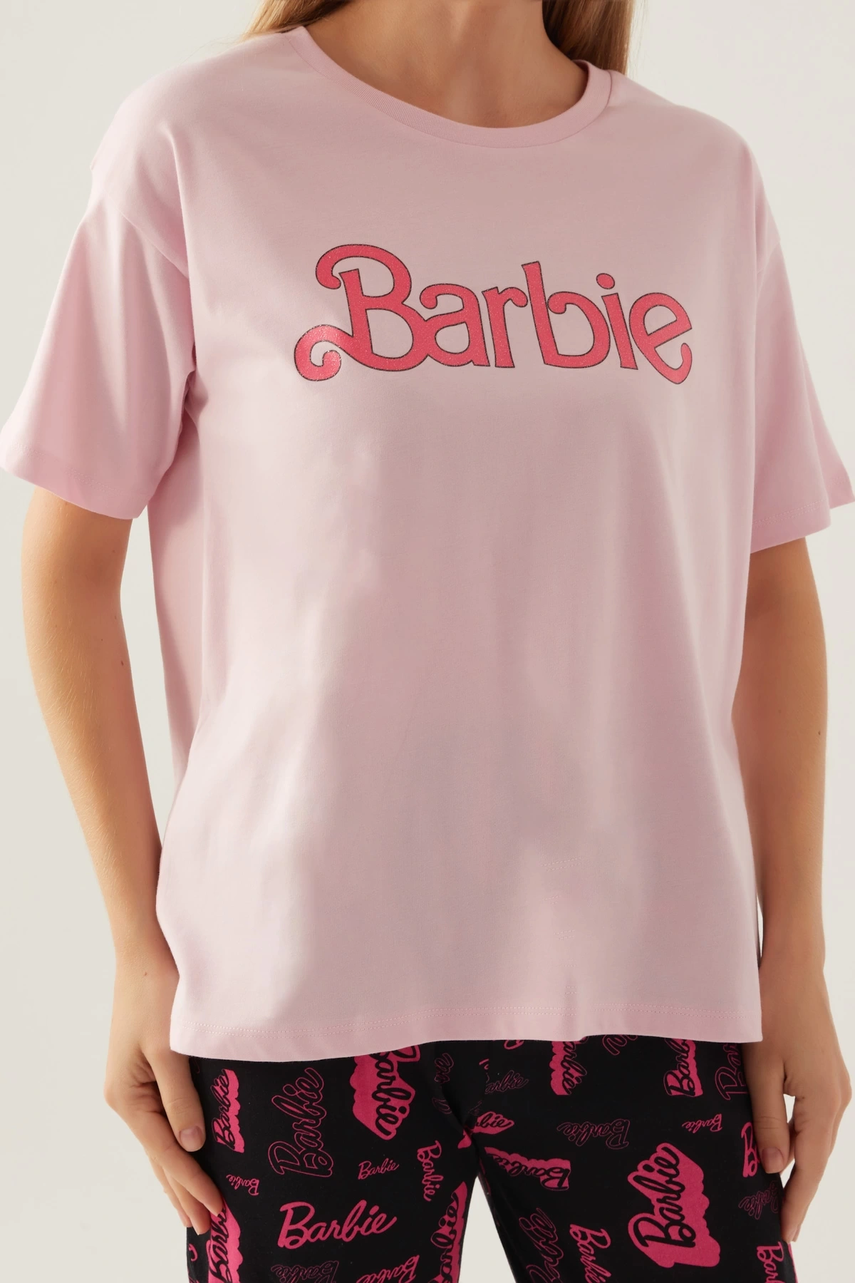 Barbie L1704-s Kadın Kısa Kol Pijama Takımı