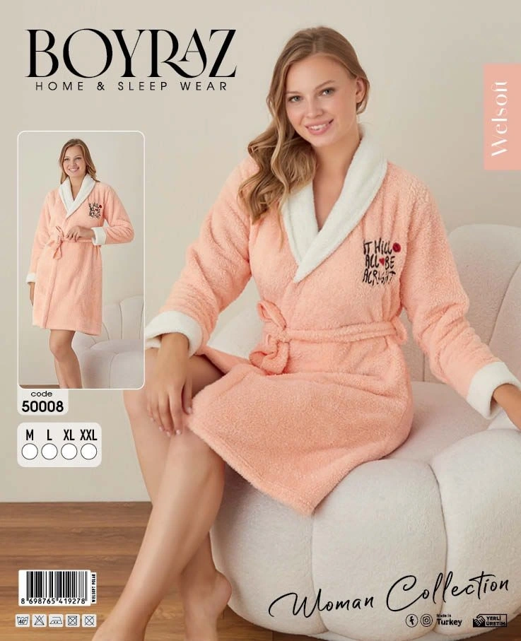 Boyraz 50008 Kadın Welsolf Sabahlık