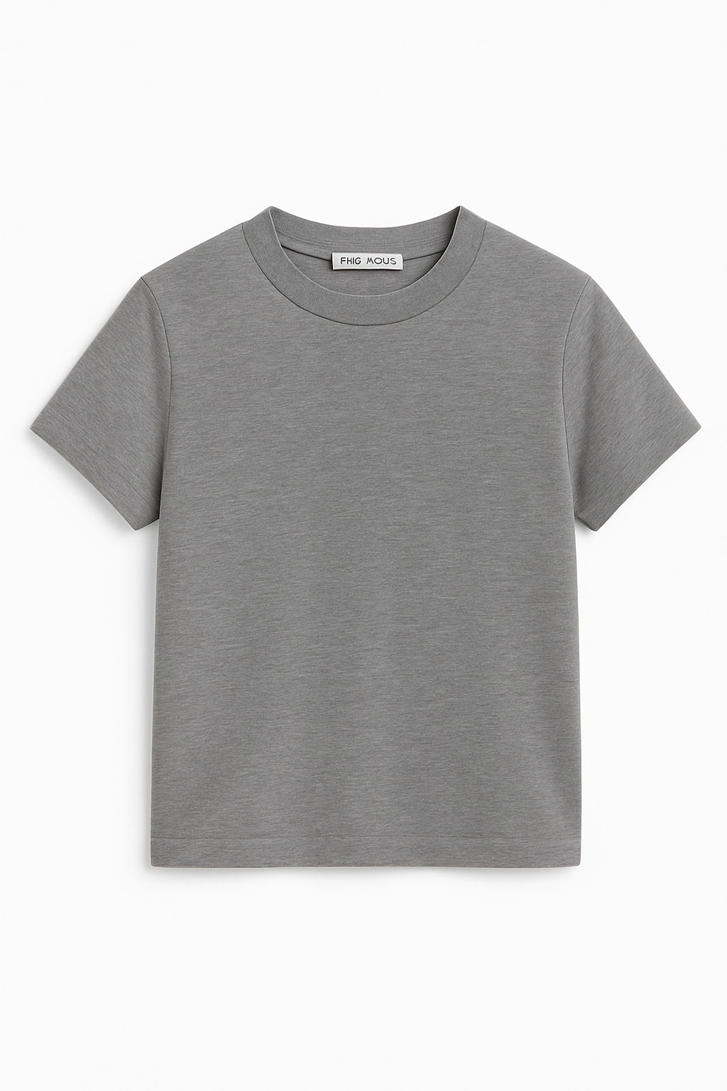 Crop Kısakollu Body Gri Renk