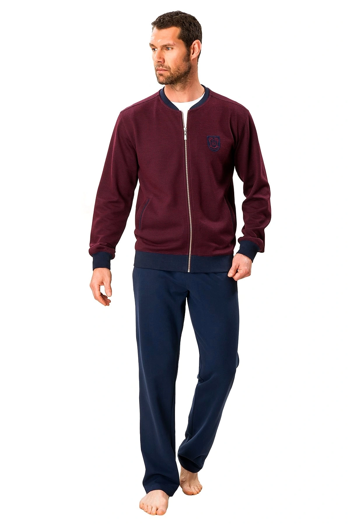 Ds Damat 01501 Waffle Erkek  Eşofman Takımı