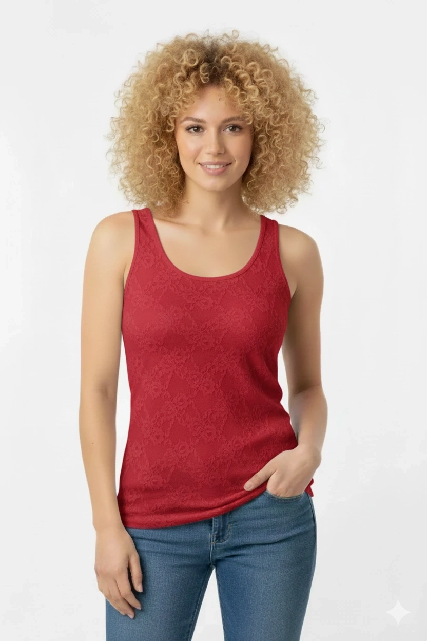 Dorya Dantelli Kalın Askılı Atlet 1031