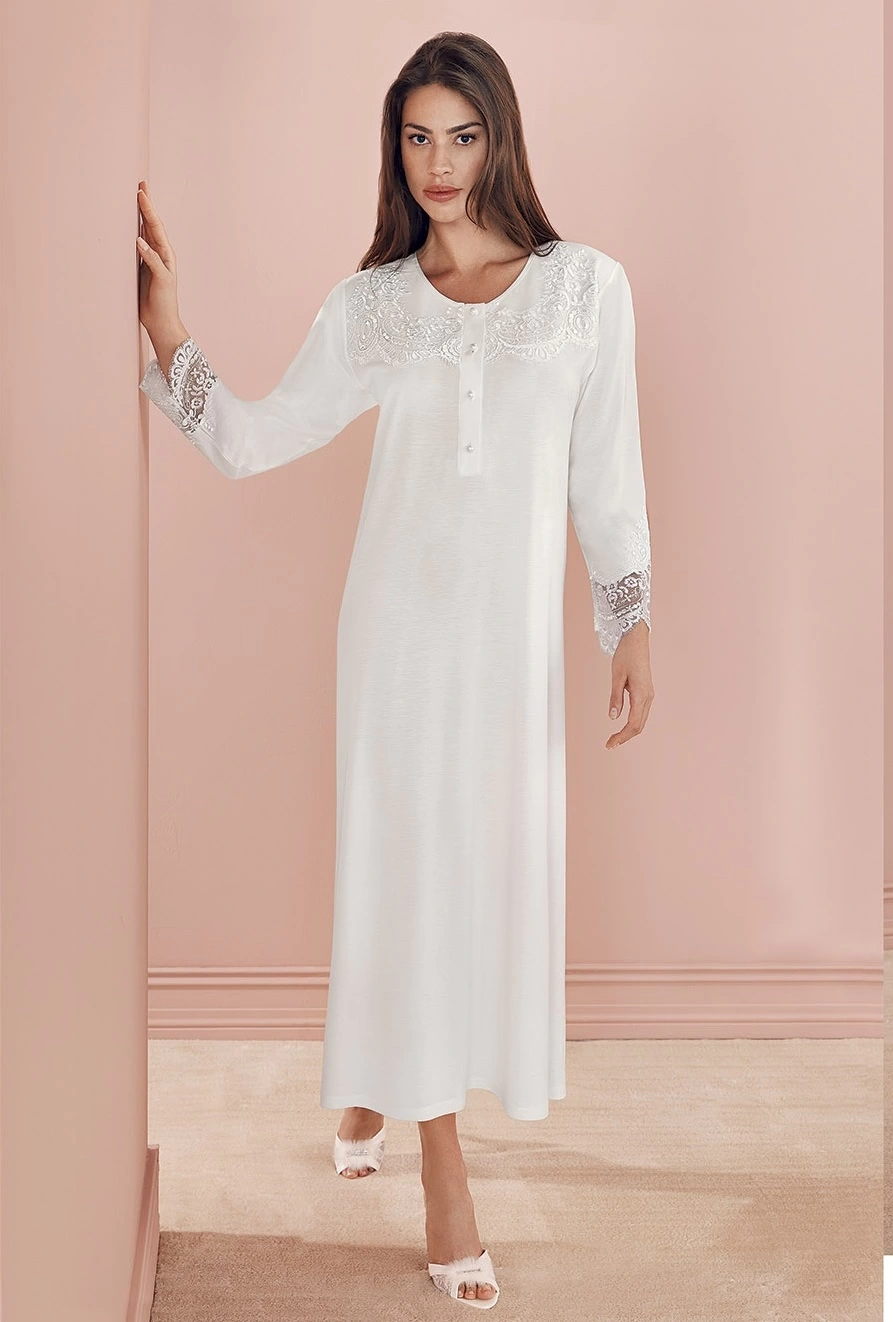 Espuar 737 Penye Uzun Gecelik Sabahlık Takım