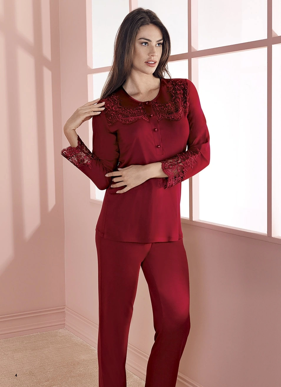 Espuar 757 Penye 3lü Sabahlık Pijama Takımı