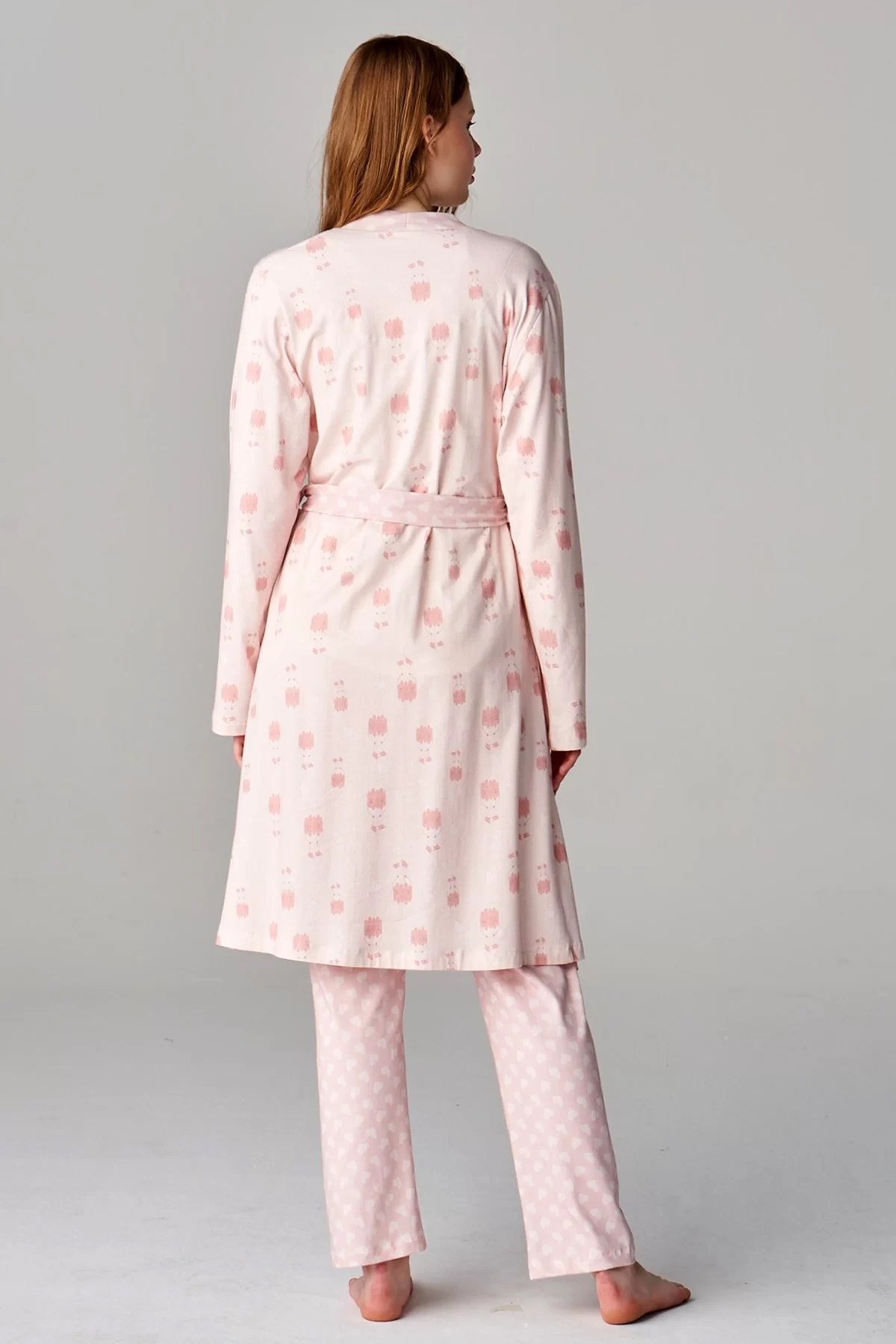 Feyza 4677 3lü Lohusa Pijama Takımı