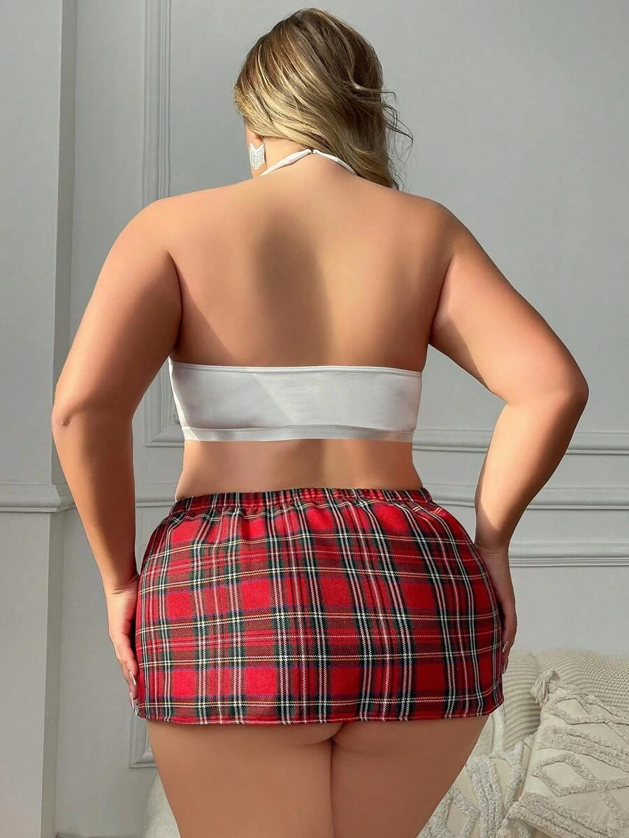 For Dreams 8488 Kadın Büyük Beden Öğrenci Kostümü