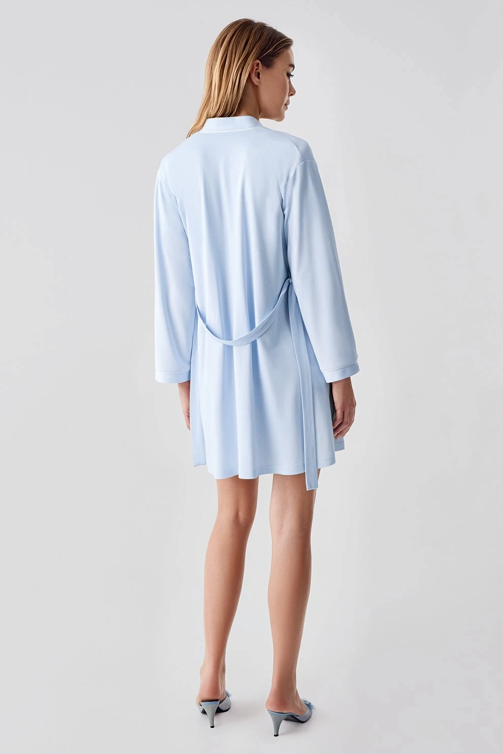 Freshness 324 Kadın 4lü Sabahlıklı Şorlu Pijama Takımı