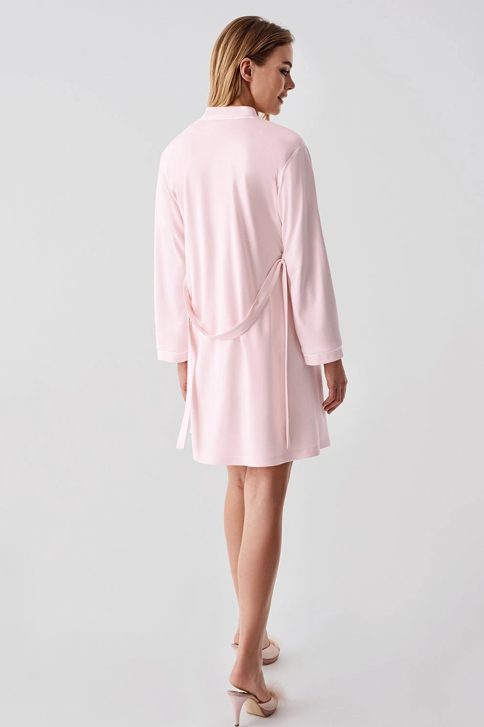 Freshness 324 Kadın 4lü Sabahlıklı Şorlu Pijama Takımı