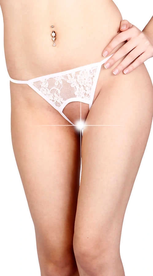 Lesca Beyaz Özel Bölgesi Açık Fantazi String Brf1163