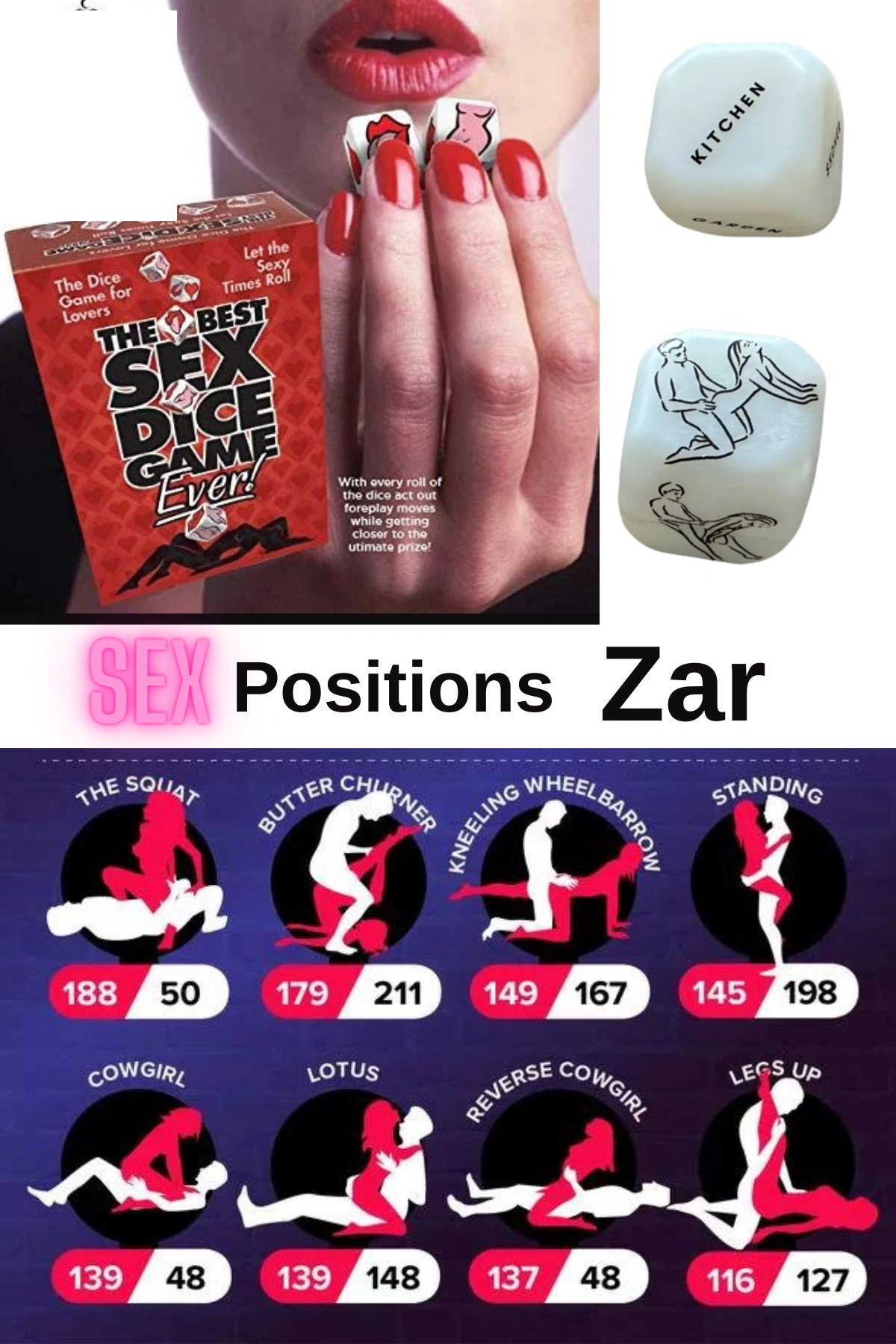 Lesca Kamasutra Zar Erotik Oyun Zarı