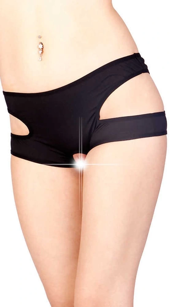 Lesca Siyah Özel Bölgesi Açık Fantazi Külot Brf1154