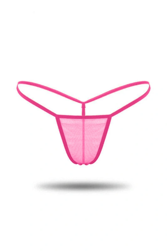 Lesca Tül Detaylı Tanga Külot