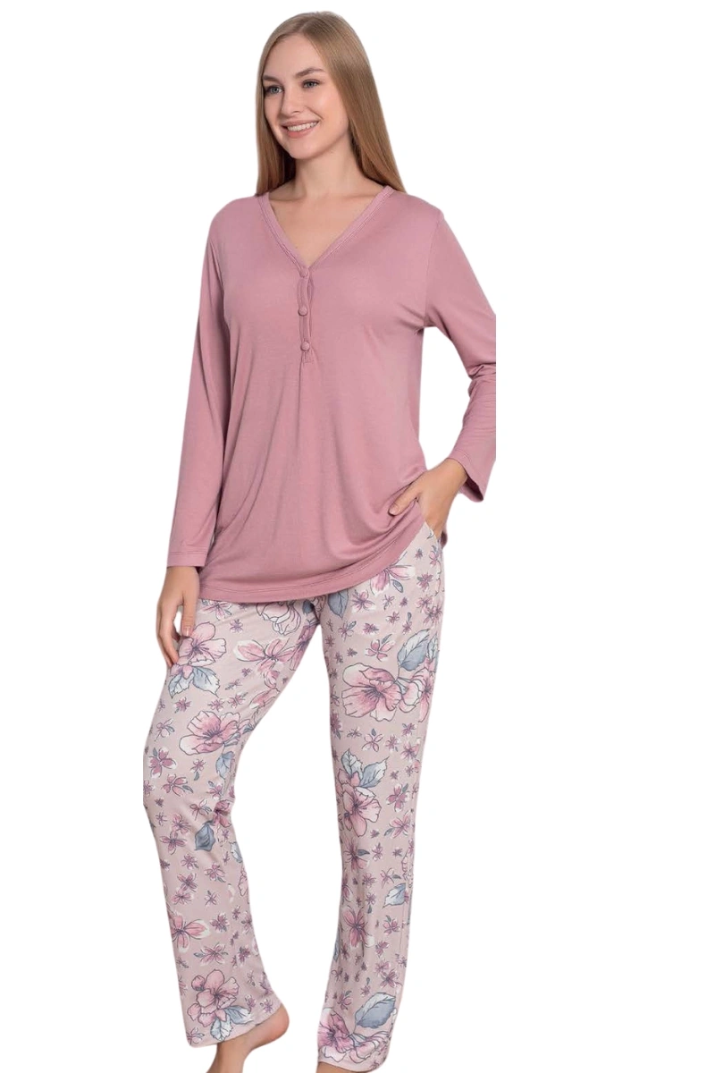 Limissi Desenli Malisa Pijama Takımı 24408