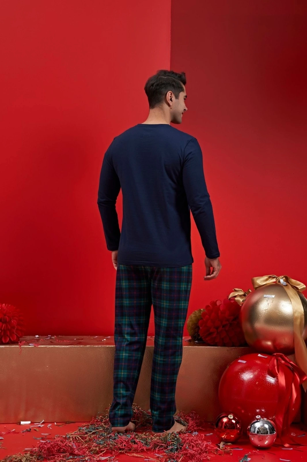 Ower Sleep 1586 Erkek  Uzun Kol Pijama Takımı