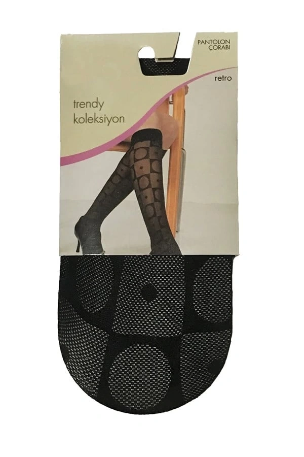 Kadın Retro Pantolon Çorabı