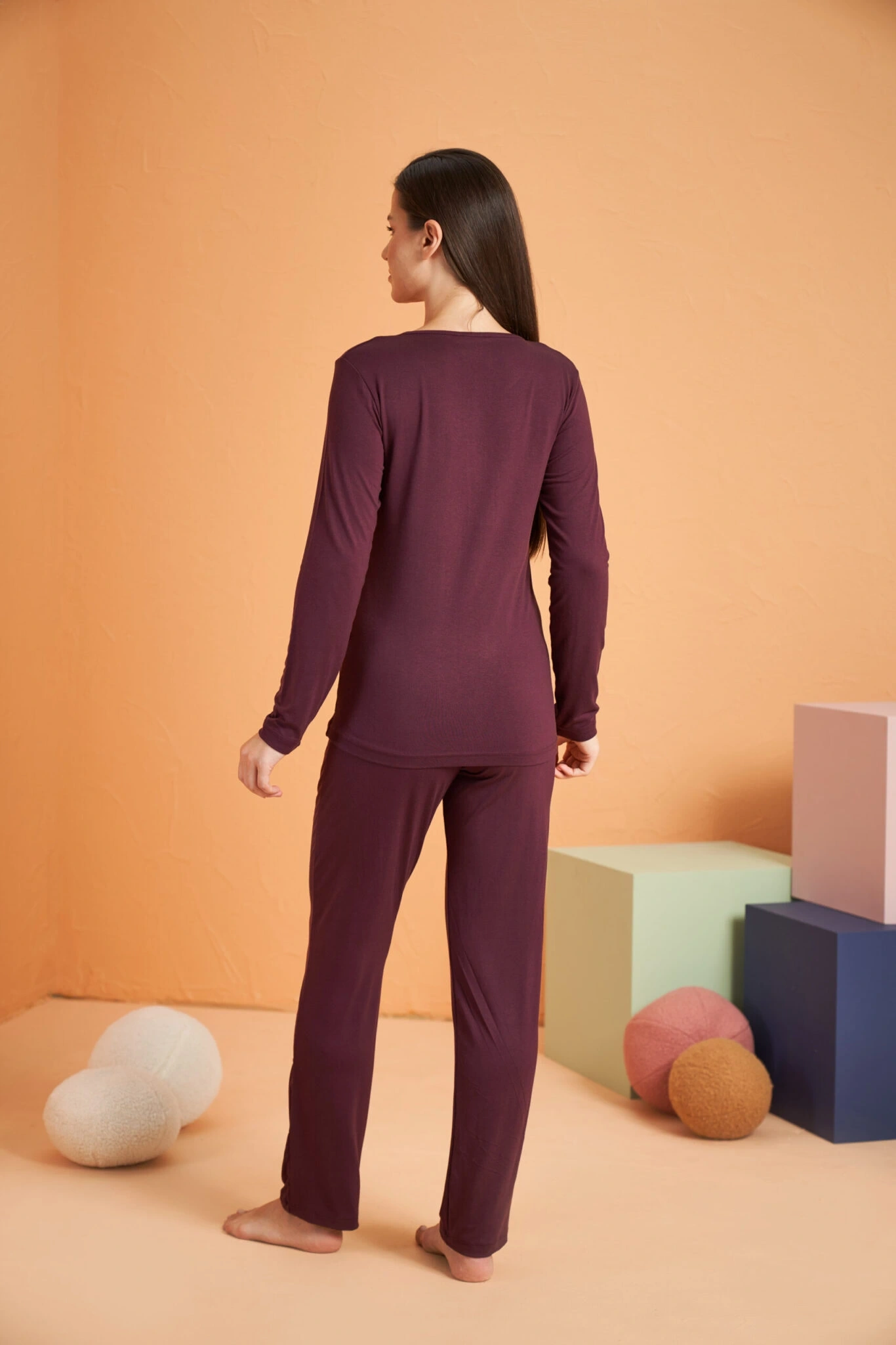 Pjs 28048 Kadın Patlı Pijama Takım